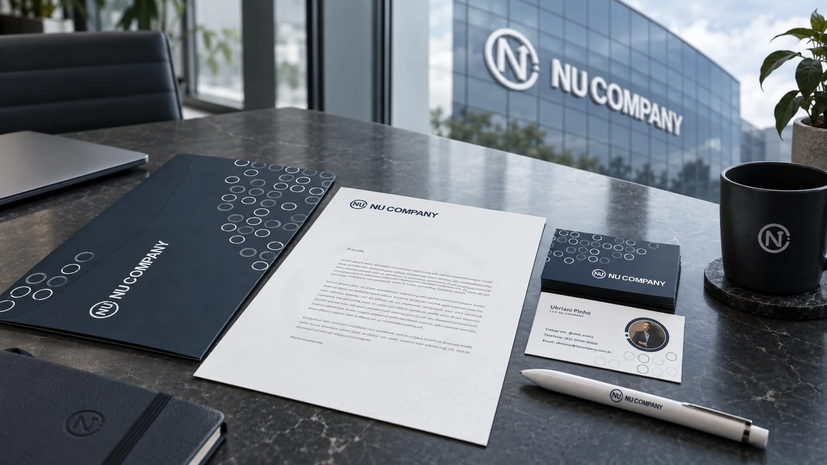 Identidade visual NU Company